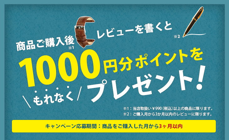 レビューキャンペーン