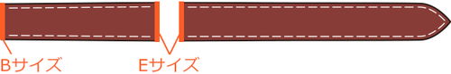カルティエ(Cartier) タンク(TANK)純正バックル仕様形状