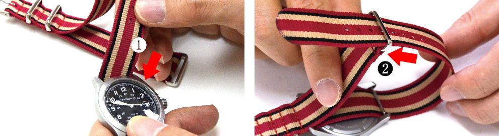 ベルトの取り付け方