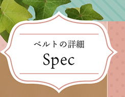 ベルトの詳細