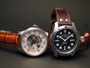 【右】ZENO-WATCH BASEL 1555-ASとPLUS (プラス)を組み合わせたお客様