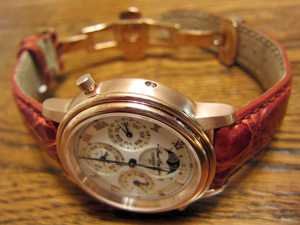 天賞堂　グランドコンプリケーション ピンク ゴールドとAMADEUS (アマデウス)を組み合わせたお客様