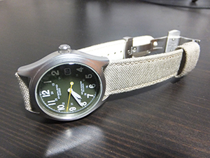 カシオ　ミリタリーとCORDURA/2 (コーデュラ・ツー)を組み合わせたお客様