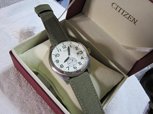 CITIZEN / Eco-Driveミリタリースタンダード（SS）海外モデルとCORDURA/2 (コーデュラ・ツー)を組み合わせたお客様
