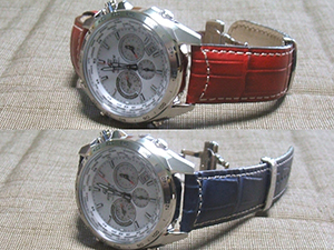 CASIO EDIFICEとGUTTUSO（グットゥーゾ）を組み合わせたお客様