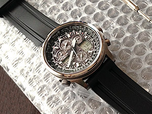 CITIZEN PROMASTER SKYとMARINER (マリナー)を組み合わせたお客様