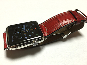 AppleWatch 42mmとGUTTUSO(グットゥーゾ)を組み合わせたお客様