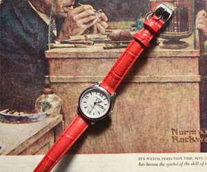 DONNA CROCO(ドナ クロコダイル型押し)とティソを組み合わせたお客様