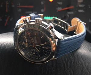 HAIFISCH WATERPROOF (ハイフィッシュ・ウォータープルーフ)とオメガスピードマスターデイデイト 3523.80を組み合わせたお客様