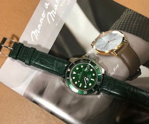 ADONARA CAOUTCHOUC(アドナラカウチック)とロレックスサブマリーナを組み合わせたお客様