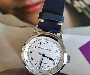 GRENOBLE(グルノーブル) と ハミルトン カーキ ネイビー 36mm を組み合わせたお客様