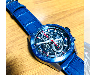 BOLLE(ボーレ)とタグ・ホイヤー カレラ キャリバー ホイヤー01を組み合わせたお客様