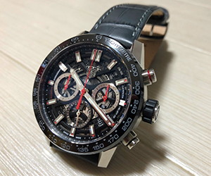 BOLLE(ボーレ)とタグホイヤー カレラ キャリバーホイヤー02 43mmを組み合わせたお客様