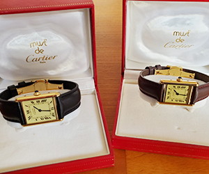 REIMS(ランス)とカルティエ タンク(ペア)を組み合わせたお客様