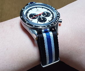 TYPE NATO(タイプナトー)とオメガ スピ⁠ードマスタ⁠ー CK 2998 リミテ⁠ッドエデ⁠ィシ⁠ョンを組み合わせたお客様