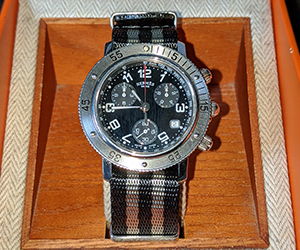 TYPE NATO LX(タイプナトーエルエックス)とエルメス クリッパーダイバー・クロノグラフCL2.910を組み合わせたお客様