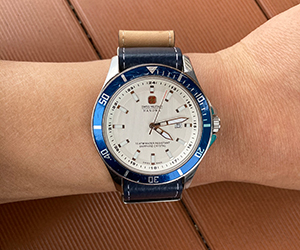 TYPE NATO LEATHER(タイプナトーレザー)とスイスミリタリーを組み合わせたお客様