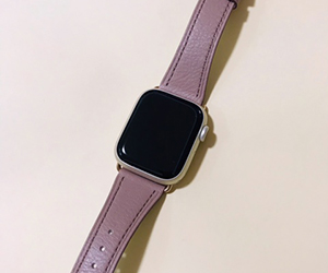 イタリアンレザーベルトとアップルウォッチを組み合わせたお客様