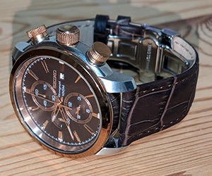 BOLLE(ボーレ)とセイコー クロノグラフ SNAF52P1を組み合わせたお客様