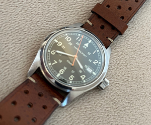 BRAHMS(ブラームス)とハミルトン カーキ ポーターコラボを組み合わせたお客様