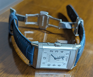 MULHOUSE (ミュールズ)とジャガールクルト レベルソ カラー デュオを組み合わせたお客様