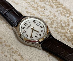 セイコー セレクション Sシリーズ メンズ ソーラー フルアラビア SBPX157とROCHELAIS GRAIN(ロシェールグレイン) を組み合わせたお客様