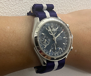 オメガスピードマスターデイデイトとTYPE NATO LX(タイプナトーエルエックス)を組み合わせたお客様