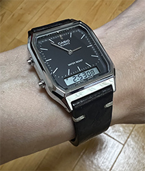 カシオビンテージAQ230A-1DとGRENOBLE (グルノーブル )を組み合わせたお客様