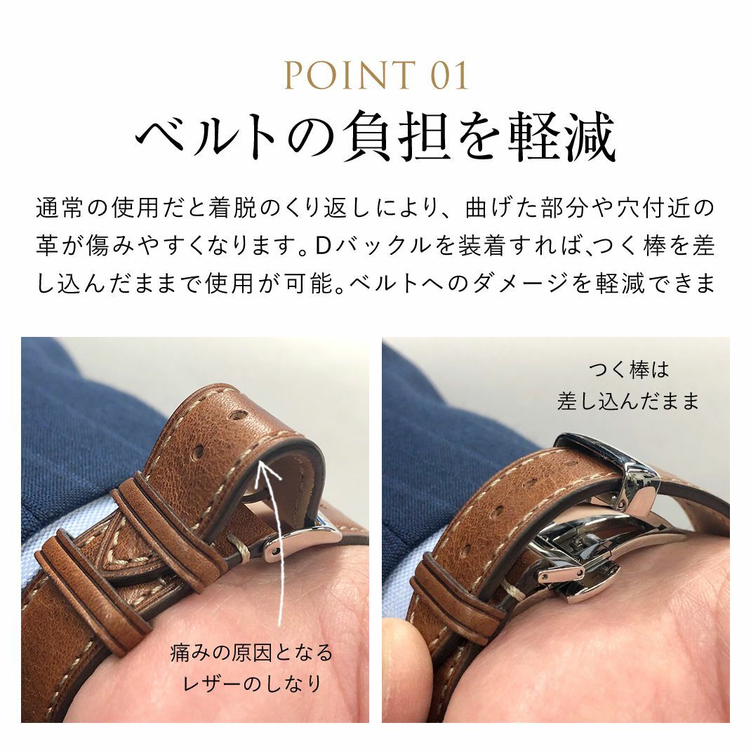 CASSIS カシス PBF D-BUCKLE ピービーエフディーバックル ステンレス