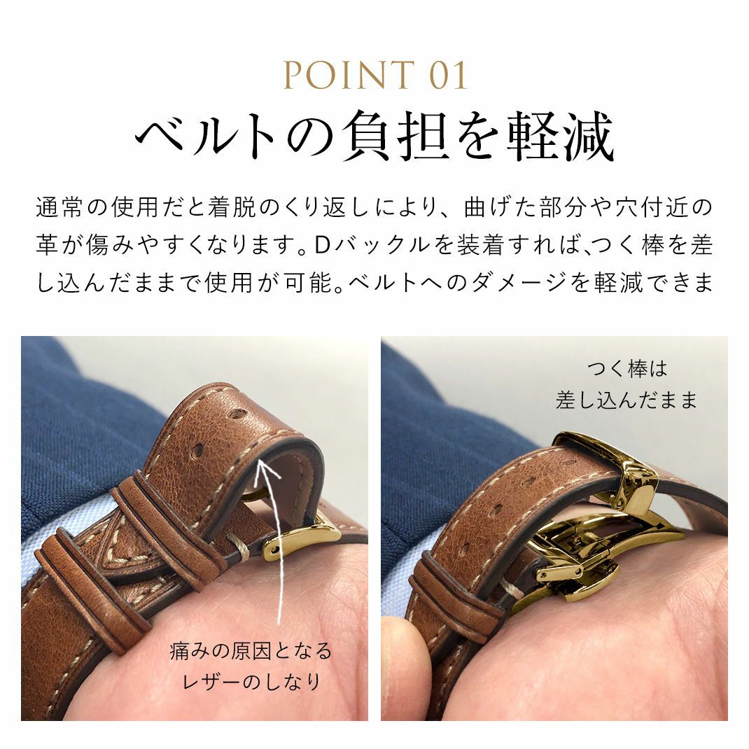 【数量限定】CASSIS[カシス] 時計ベルト Dバックル PBF D-BUCK CASSIS カシス PBF D-BUCKLE ピービーエフディーバックル ステンレス