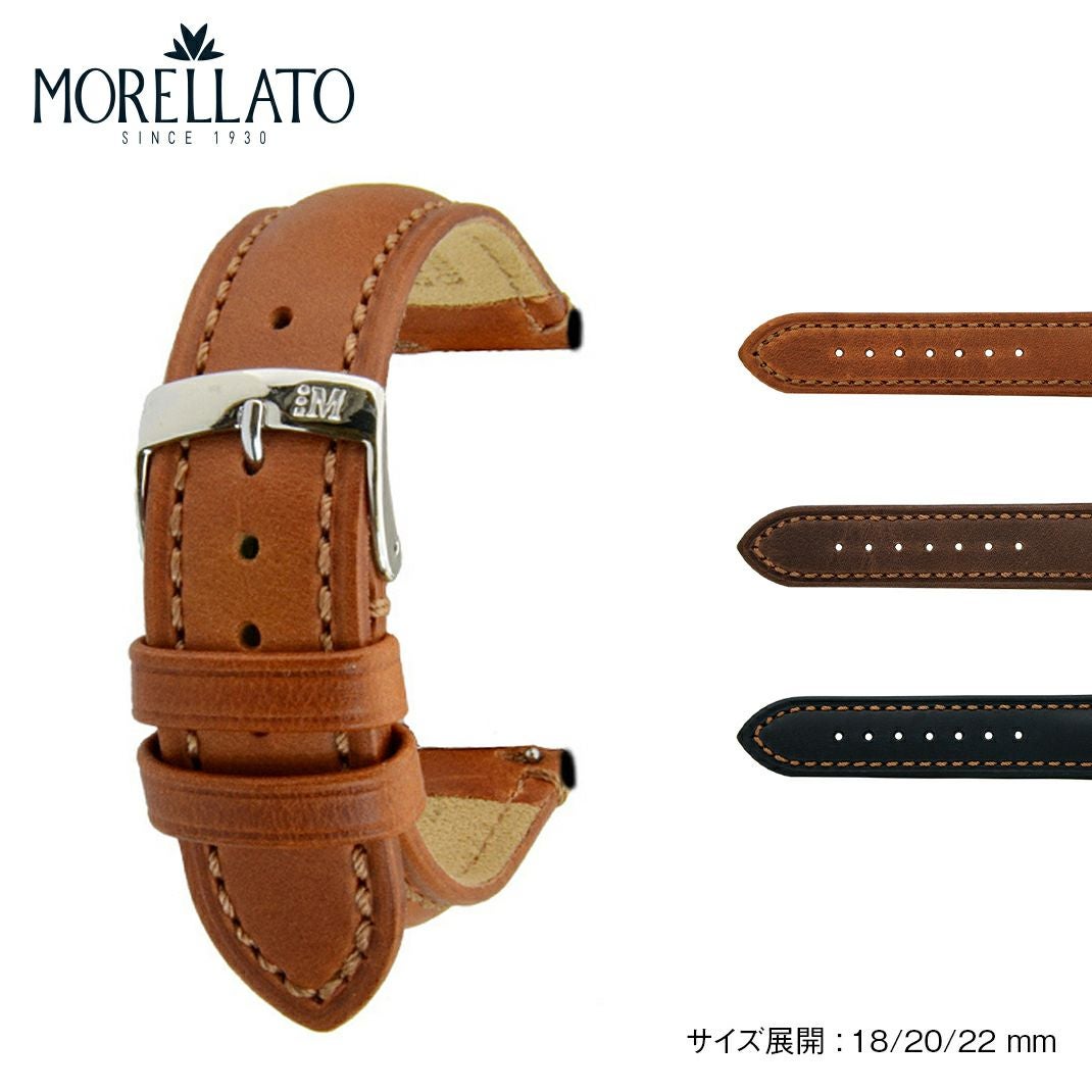 MORELLATO モレラート CARRA カーラ カーフ 牛革 時計ベルト X6023E22