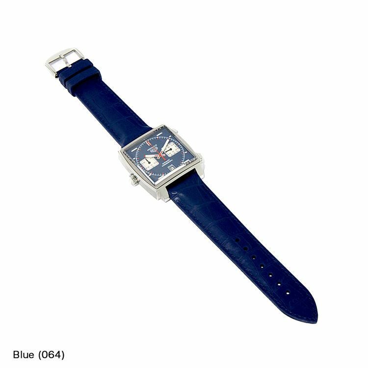 タグホイヤー モナコ TAG Heuer Monaco にぴったり CAOUTCHOUC CROCO 装着イメージ