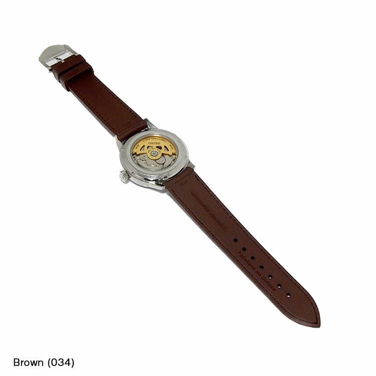 セイコー プレサージュ SEIKO Presage にぴったり CAOUTCHOUC CROCO 装着イメージ