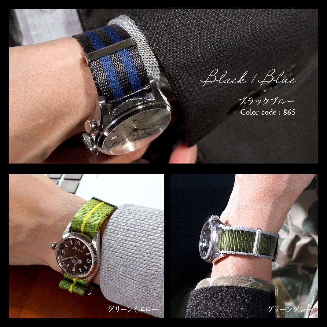 CASSIS カシス TYPE NATO LX タイプナトーエルエックス ナイロン 時計