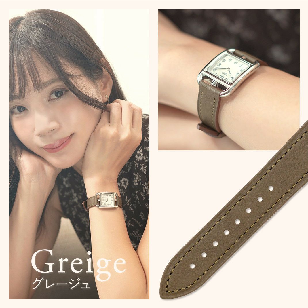CASSIS カシス ORLEANS オルレアン カーフ 牛革 時計ベルト D1132355