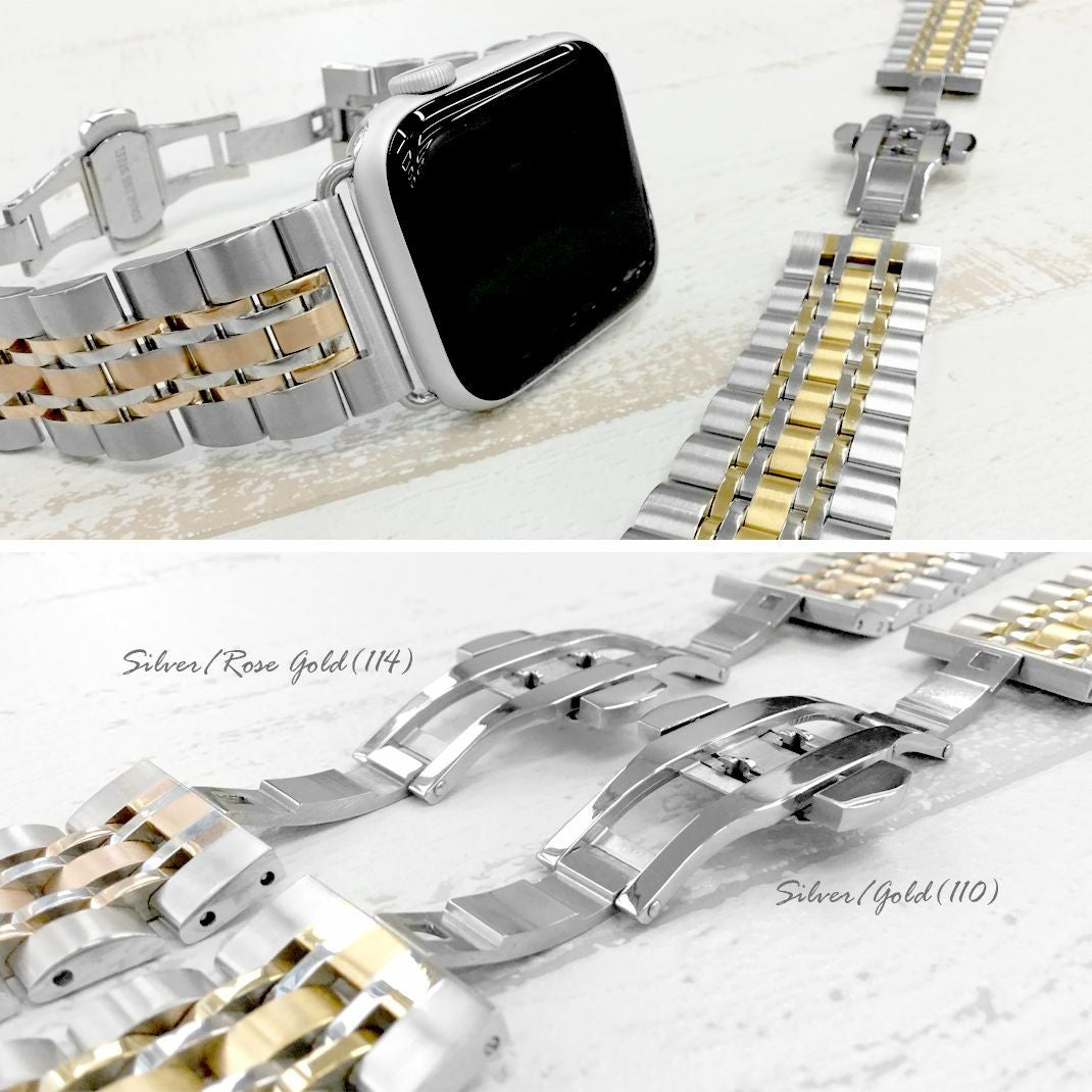 KUROCURRANT クロカラント 両開きバックルステンレスベルト ステンレス