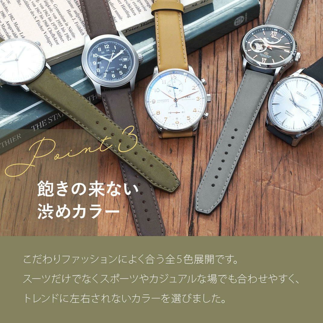 (新品未使用)FPジュルヌ 替えベルト グレー 20ミリ Knot S18-SWP-GR 時計ベルト バンド 本革 18mm グレー 防水 – Maker's