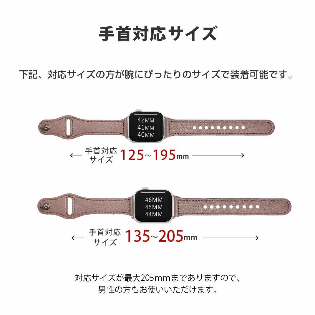 手首のサイズ表