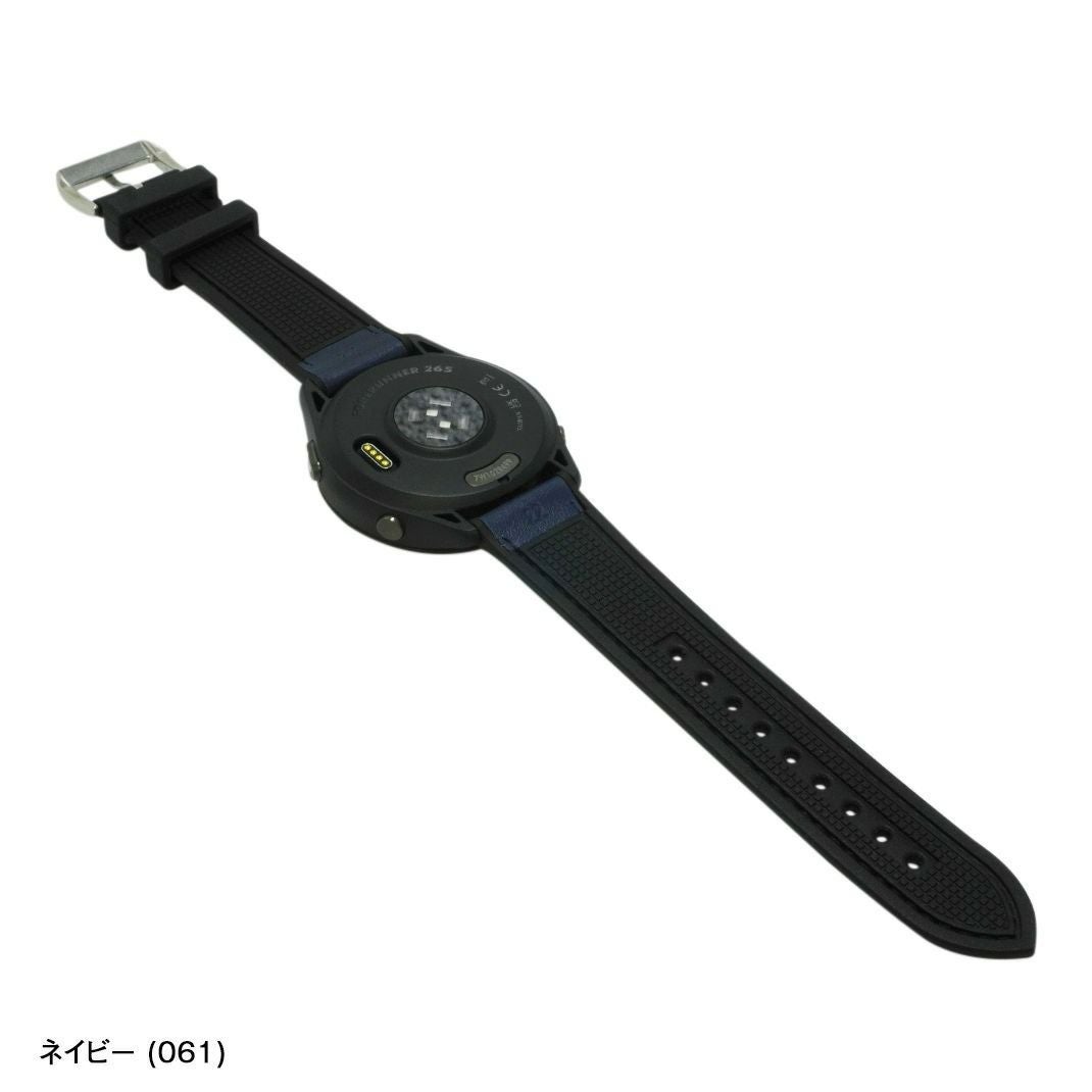ガーミン フォアランナー 265 用 GARMIN FORERUNNER 265 にぴったりの カーフ 時計ベルト ベルト バンド 裏面防水 CASSIS カシス ROCHELAIS CALF ロシェールカーフ