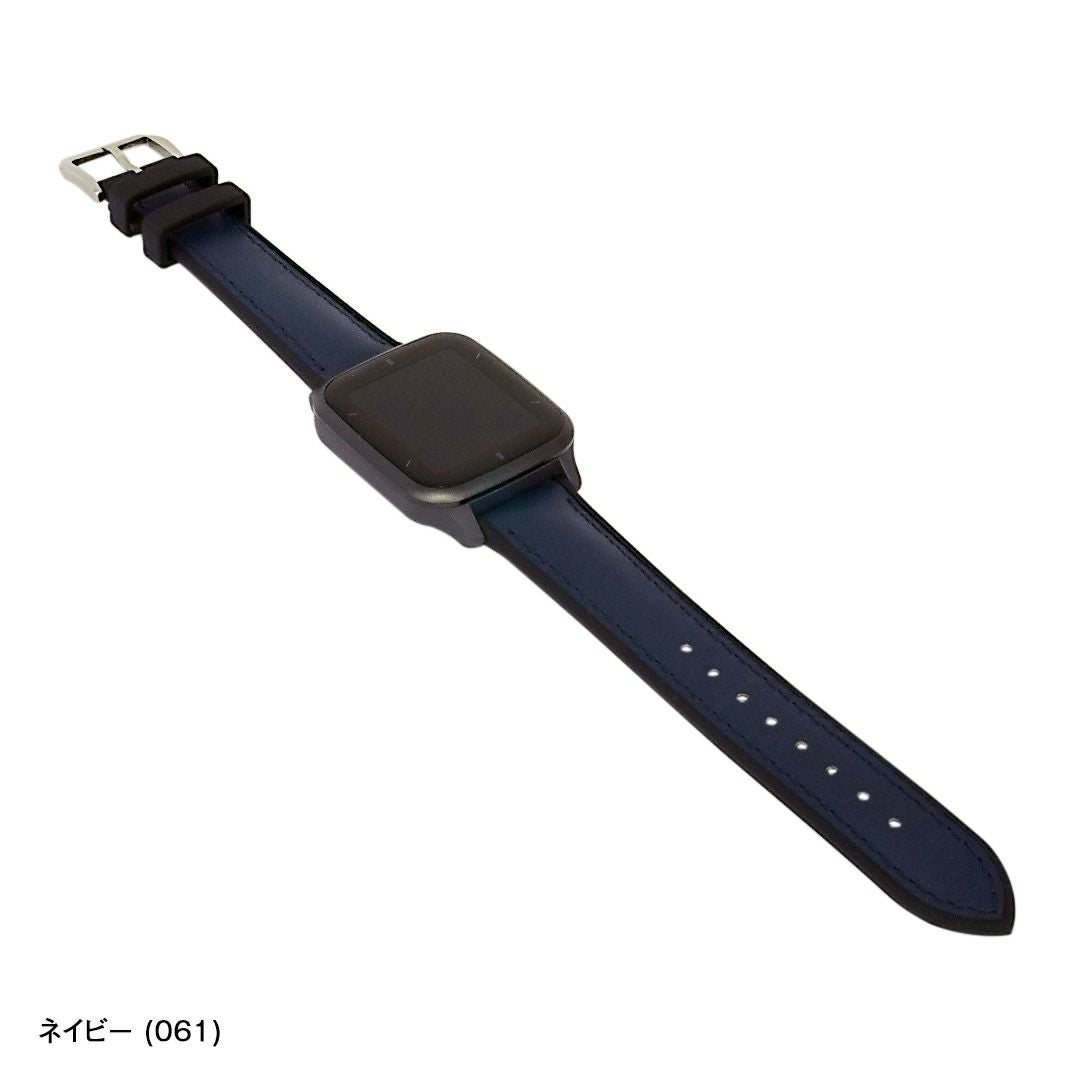 ガーミン ヴェニュー エスキュー2 用 GARMIN Venu SQ 2 にぴったりの カーフ 時計ベルト ベルト バンド 裏面防水 CASSIS カシス