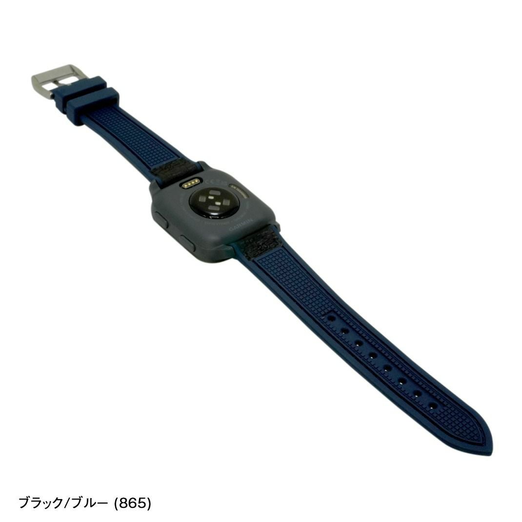 ガーミン ヴェニュー エスキュー2 用 GARMIN Venu SQ 2 にぴったりの 時計ベルト 時計 ベルト ラバー 裏面防水 CASSIS カシス ROCHELAIS CARBON
