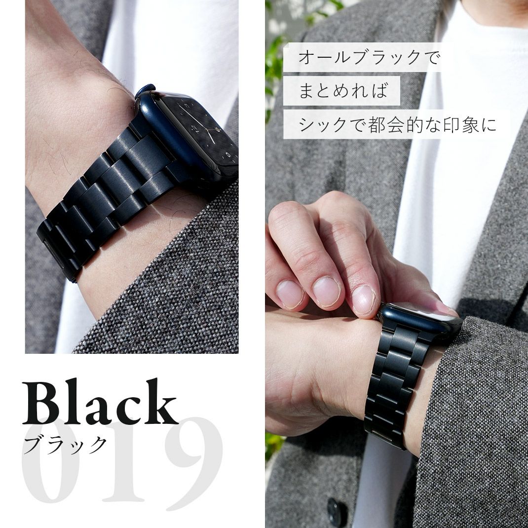 KUROCURRANT クロカラント 片開き3連ステンレスベルト ステンレス