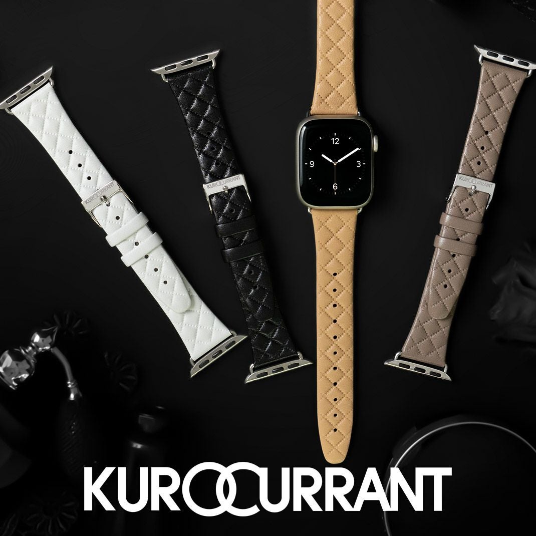 KUROCURRANT クロカラント キルティングレザーベルト カーフ 牛革