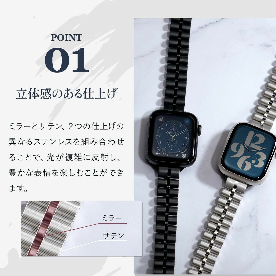ベルアージュ エンリッチ  セット KUROCURRANT クロカラント 3連ジュビリーステンレスベルト ステンレス