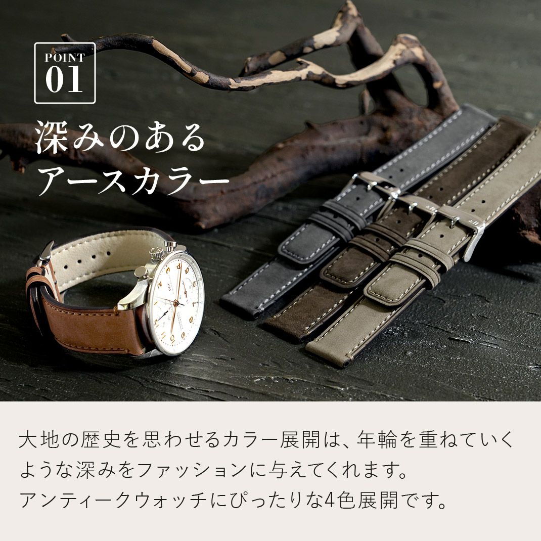 MORELLATO モレラート COUBERT クベール カーフ 牛革 時計ベルト X6021C38