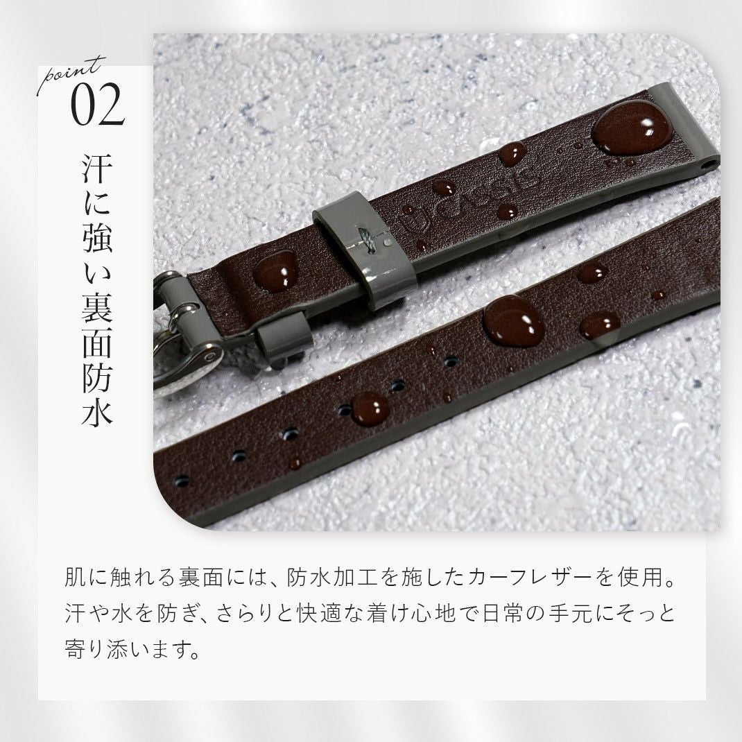 CASSIS カシス CHAMBERY シャンベリー エナメル 時計ベルト D1070P10