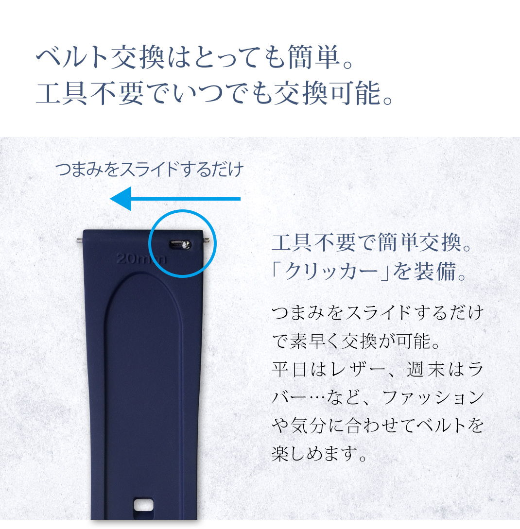 CASSIS カシス DIJON ディジョン ラバー FKM フッ素ゴム 時計ベルト
