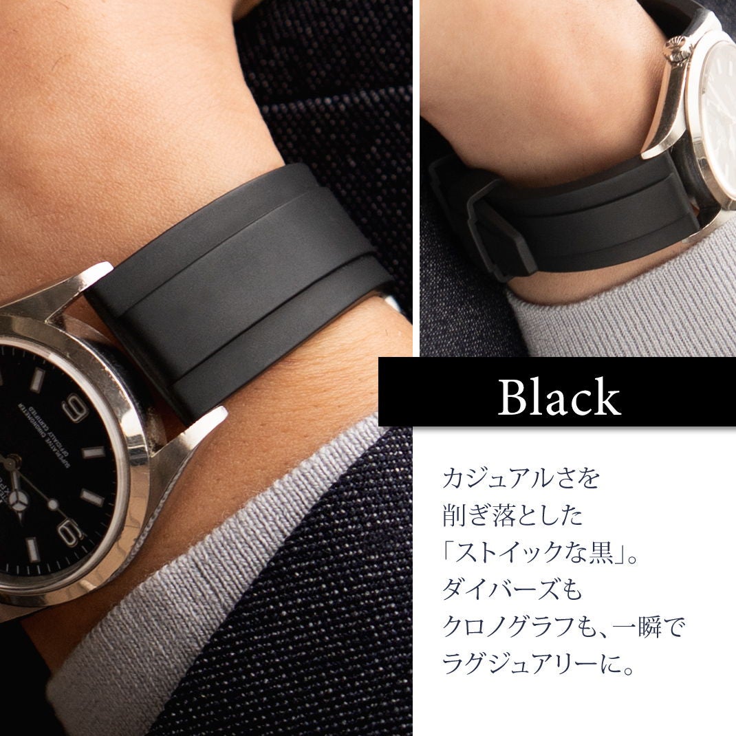 CASSIS カシス DIJON ディジョン ラバー FKM フッ素ゴム 時計ベルト